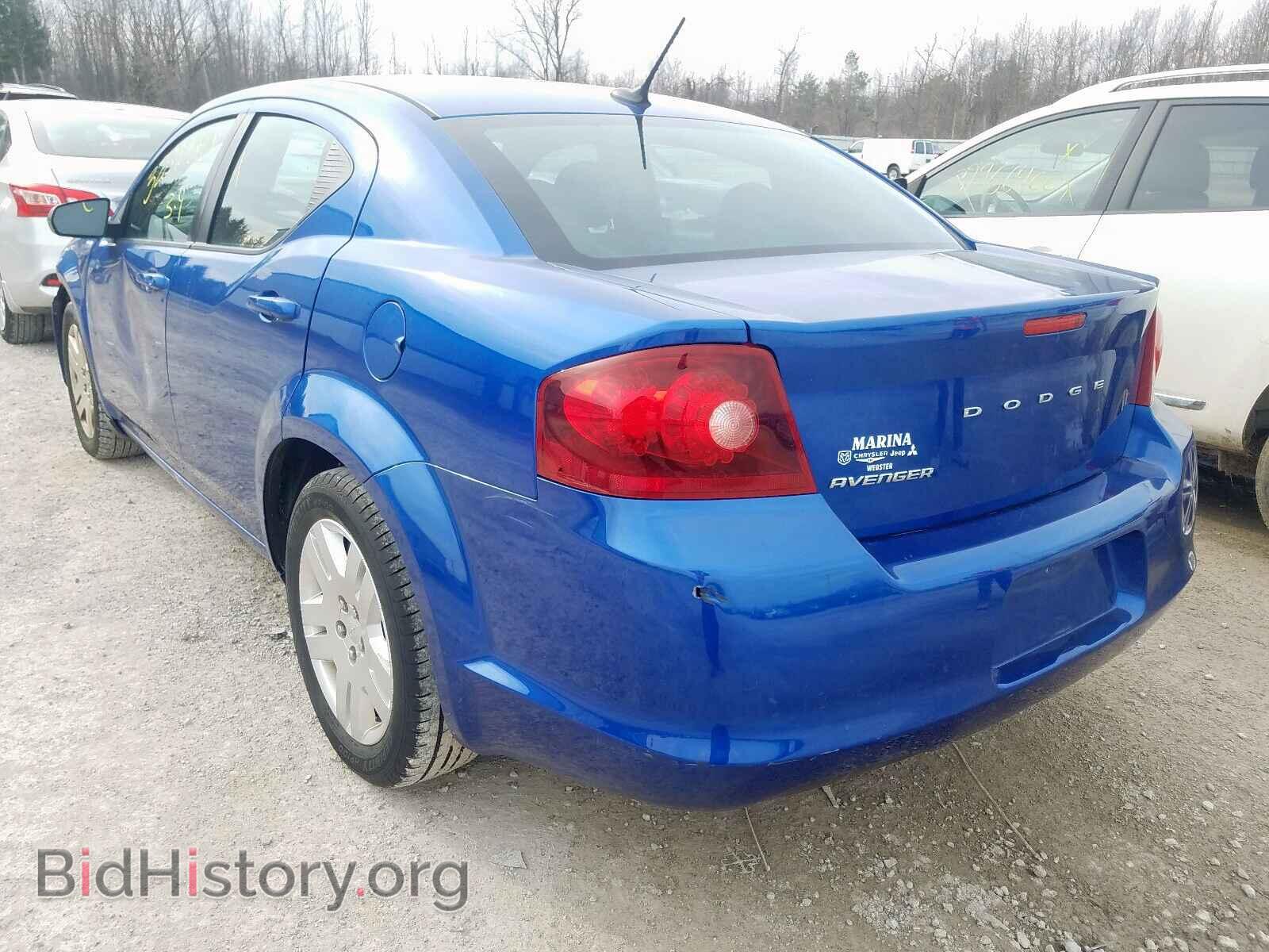 2013 DODGE AVENGER - VIN: 1C3CDZABXDN653910 - Фото 3