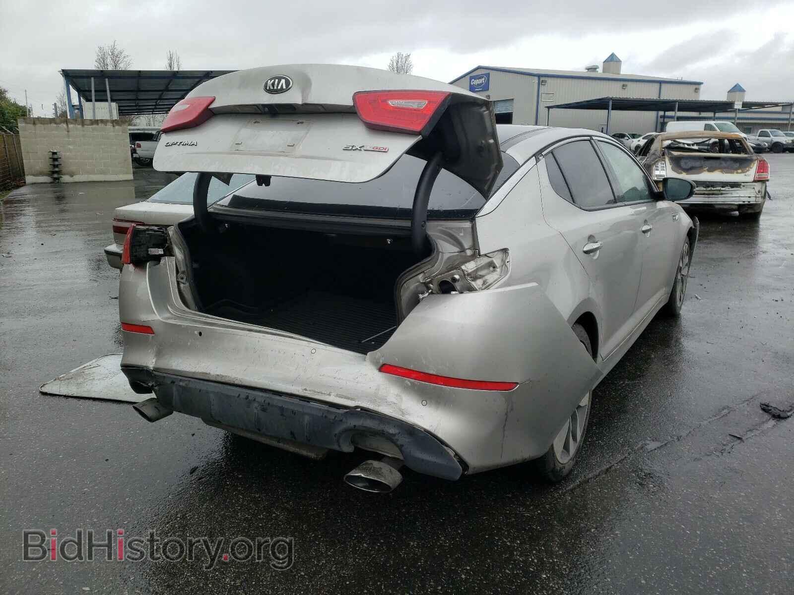 2015 KIA OPTIMA - VIN: 5XXGR4A69FG392966 - Фото 4