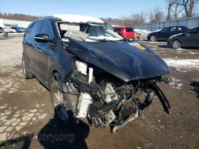 2017 Kia SORENTO Sorento LX, черный — VIN 5XYPGDA33HG331509, Copart