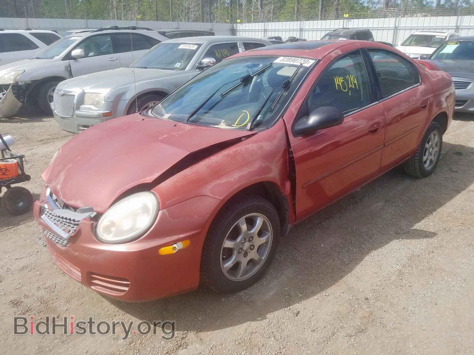 2005 DODGE NEON - VIN: 1B3ES56C25D238982 - Фото 2