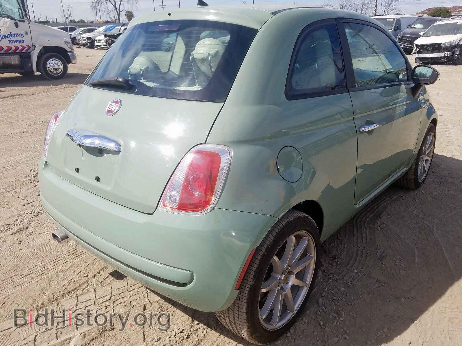 2013 FIAT 500 - VIN: 3C3CFFAR3DT728047 - Фото 4