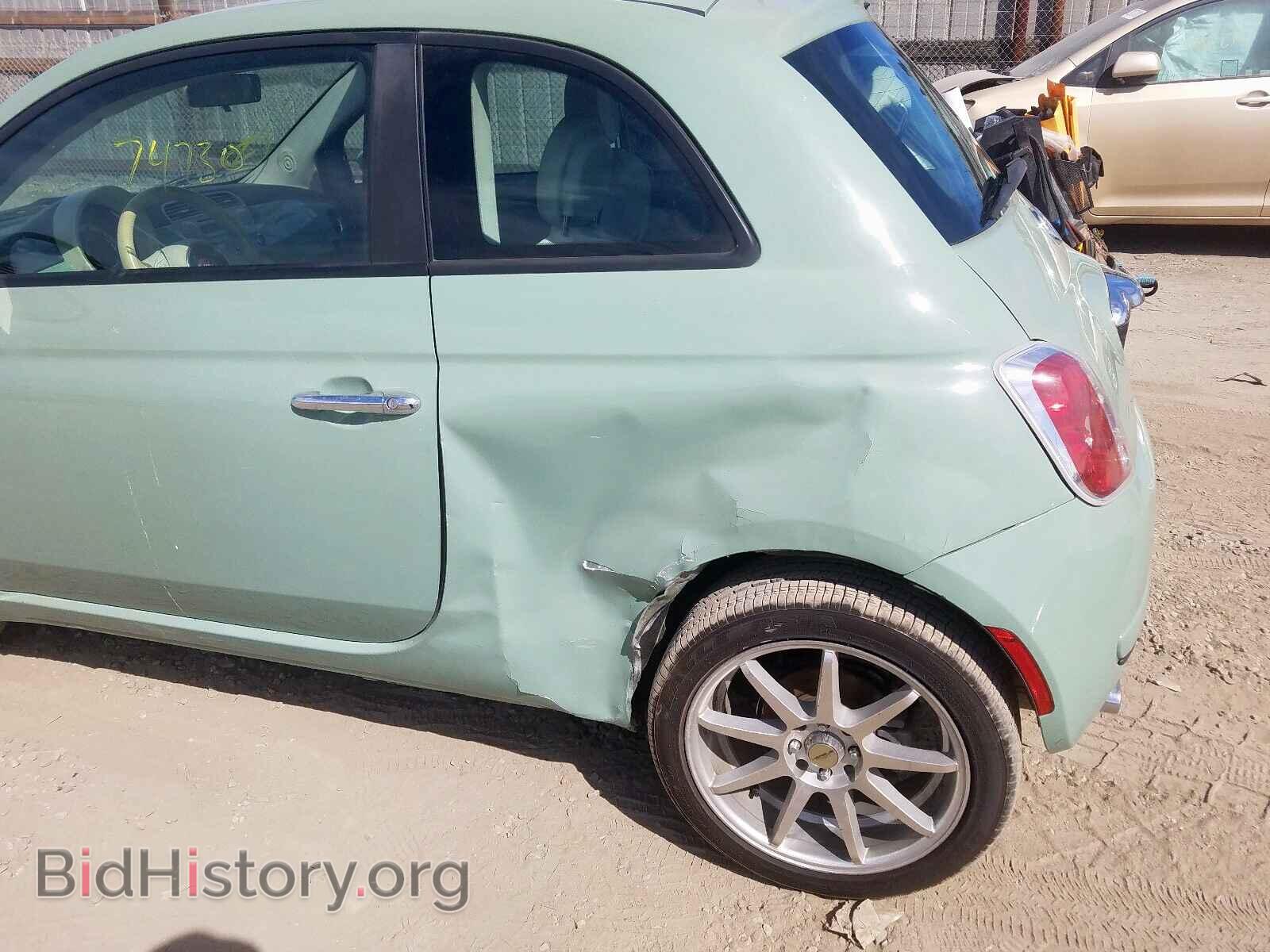 2013 FIAT 500 - VIN: 3C3CFFAR3DT728047 - Фото 9