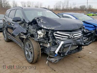 2014 Hyundai SANTA FE Santa FE G, черный — VIN KM8SRDHF3EU083658, Copart