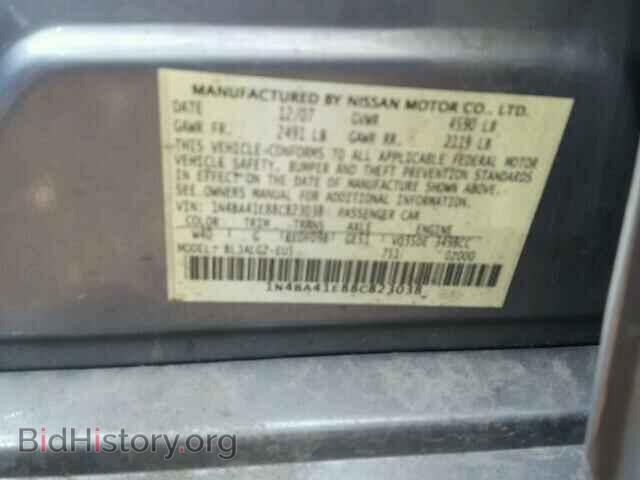 2008 NISSAN MAXIMA - VIN: 1N4BA41E88C823038 - Фото 10