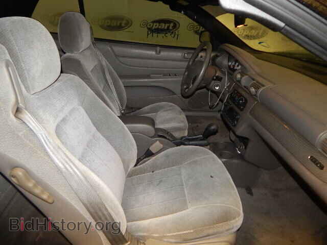 2002 CHRYSLER SEBRING - VIN: 1C3EL75R72N245143 - Фото 5