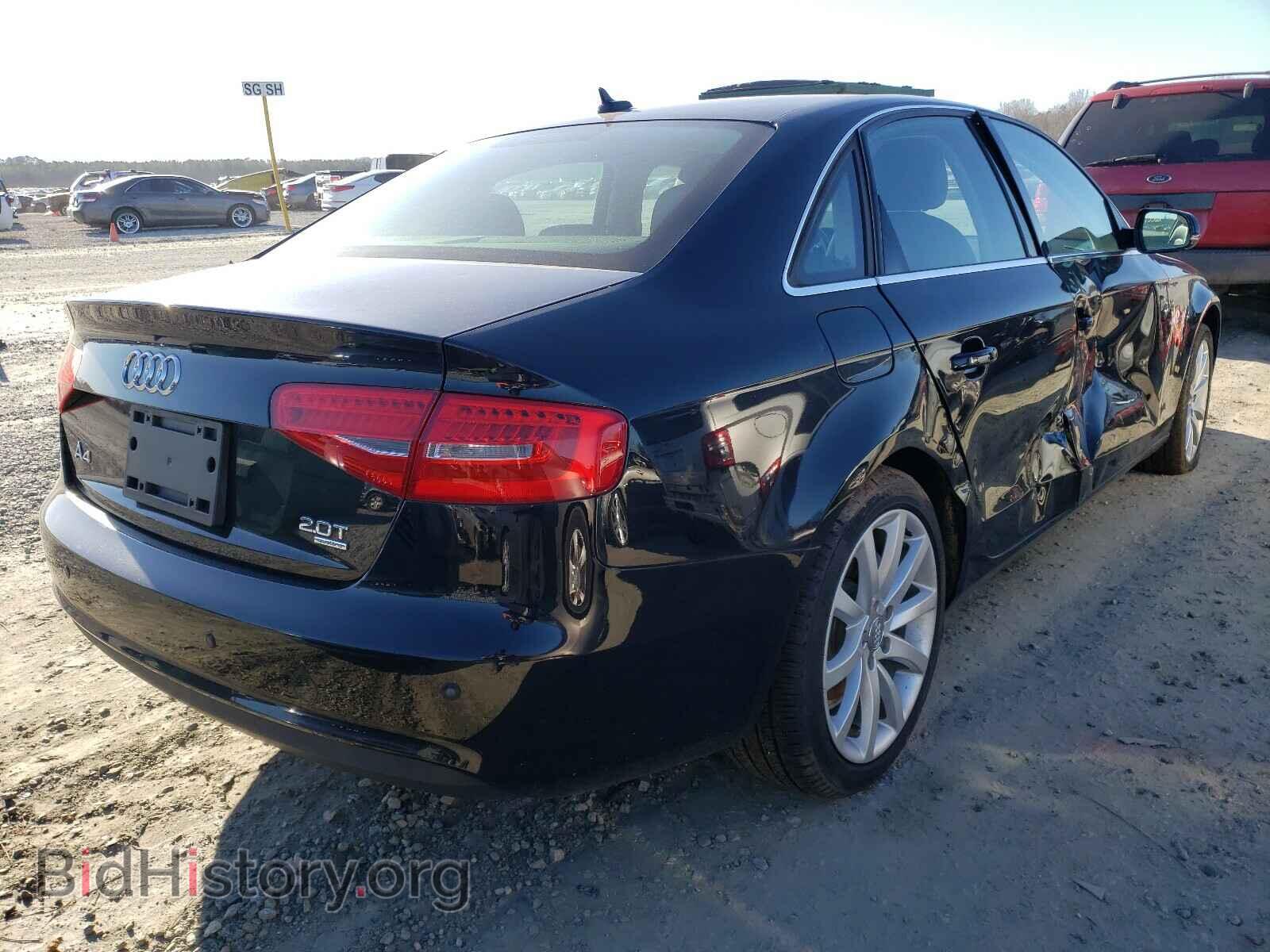2013 AUDI A4 - VIN: WAUFFAFL1DN034650 - Photo 4