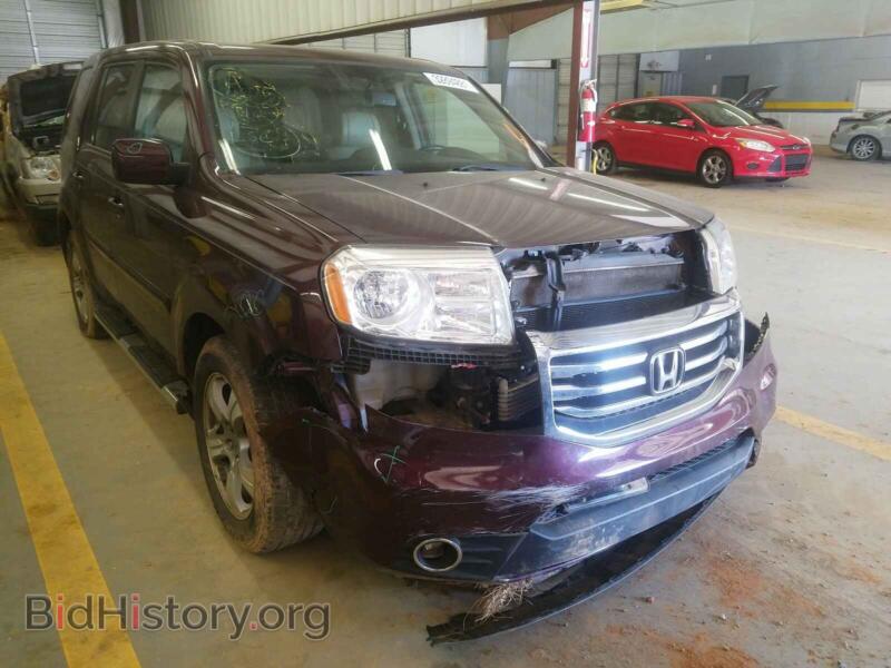 2014 Honda PILOT Pilot Exln (VIN 5FNYF4H73EB014445) — фото 1 из 10, Copart, повреждение: передняя часть