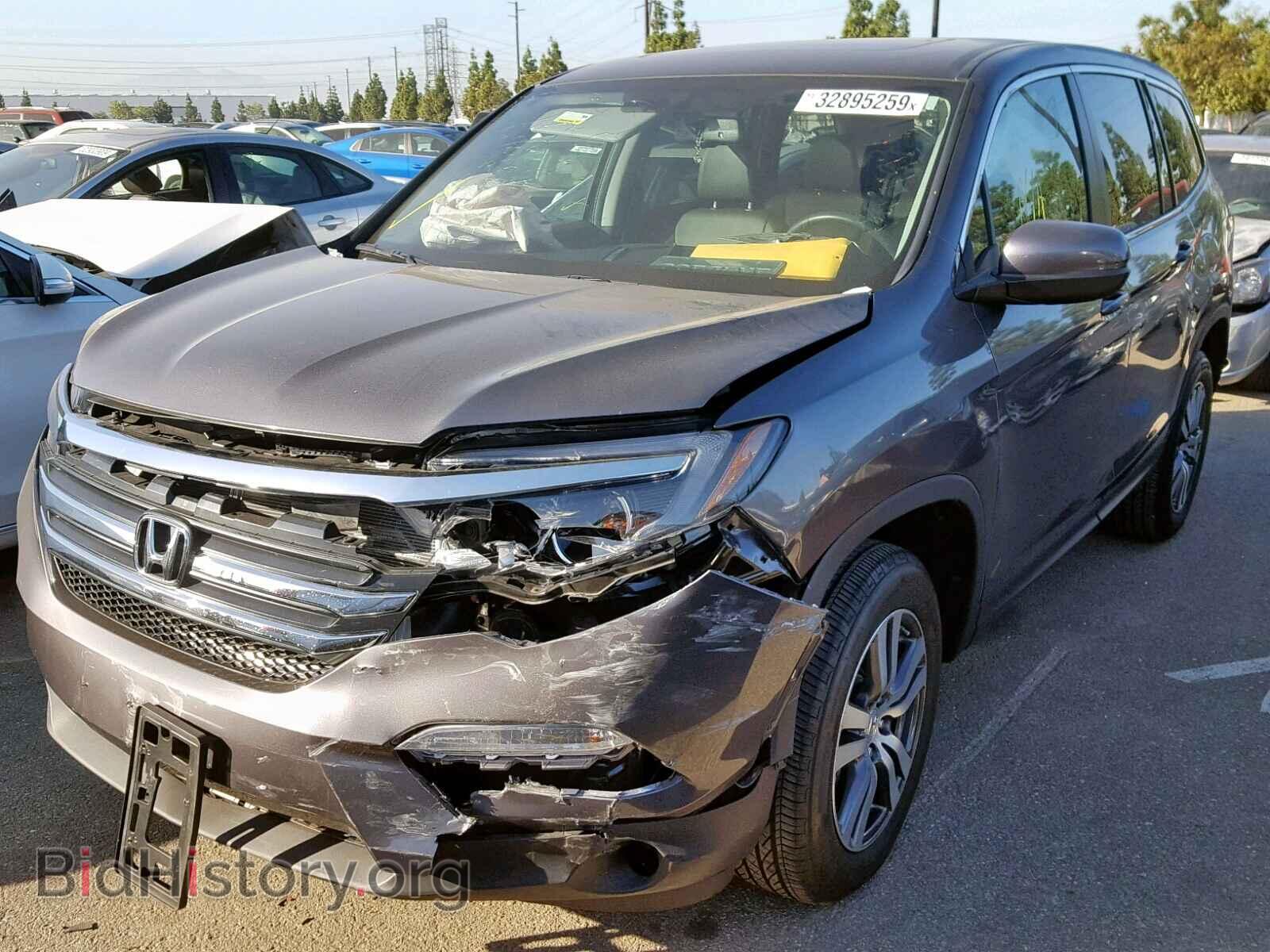 2017 HONDA PILOT EXL - VIN: 5FNYF5H57HB013002 - Фото 2