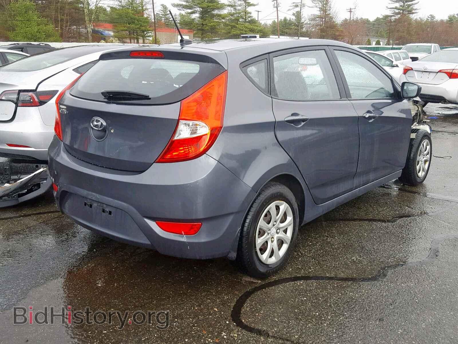 2013 HYUNDAI ACCENT - VIN: KMHCT5AE2DU084764 - Фото 4