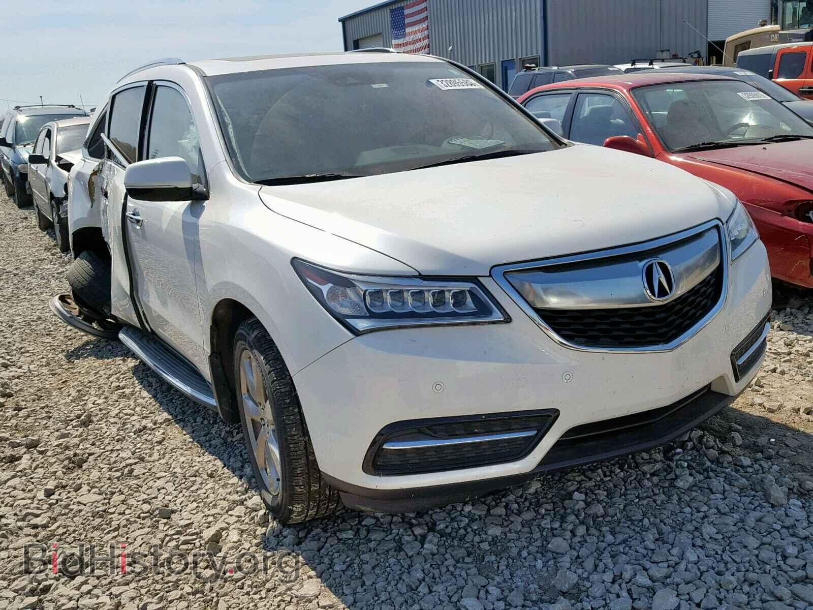 Фотография 5FRYD4H98GB016877 - ACURA MDX ADVANC 2016