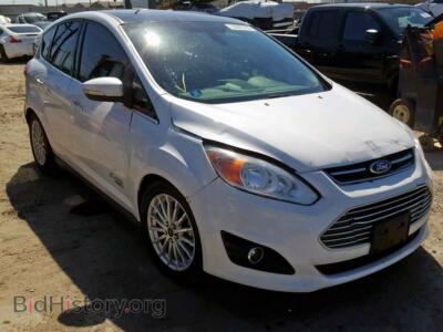 2014 Ford CMAX C-Max Prem, white — VIN 1FADP5CU2EL513142, Copart