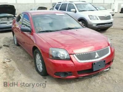 2011 Mitsubishi GALANT Galant FE, red — VIN 4A32B2FF7BE012157, Copart