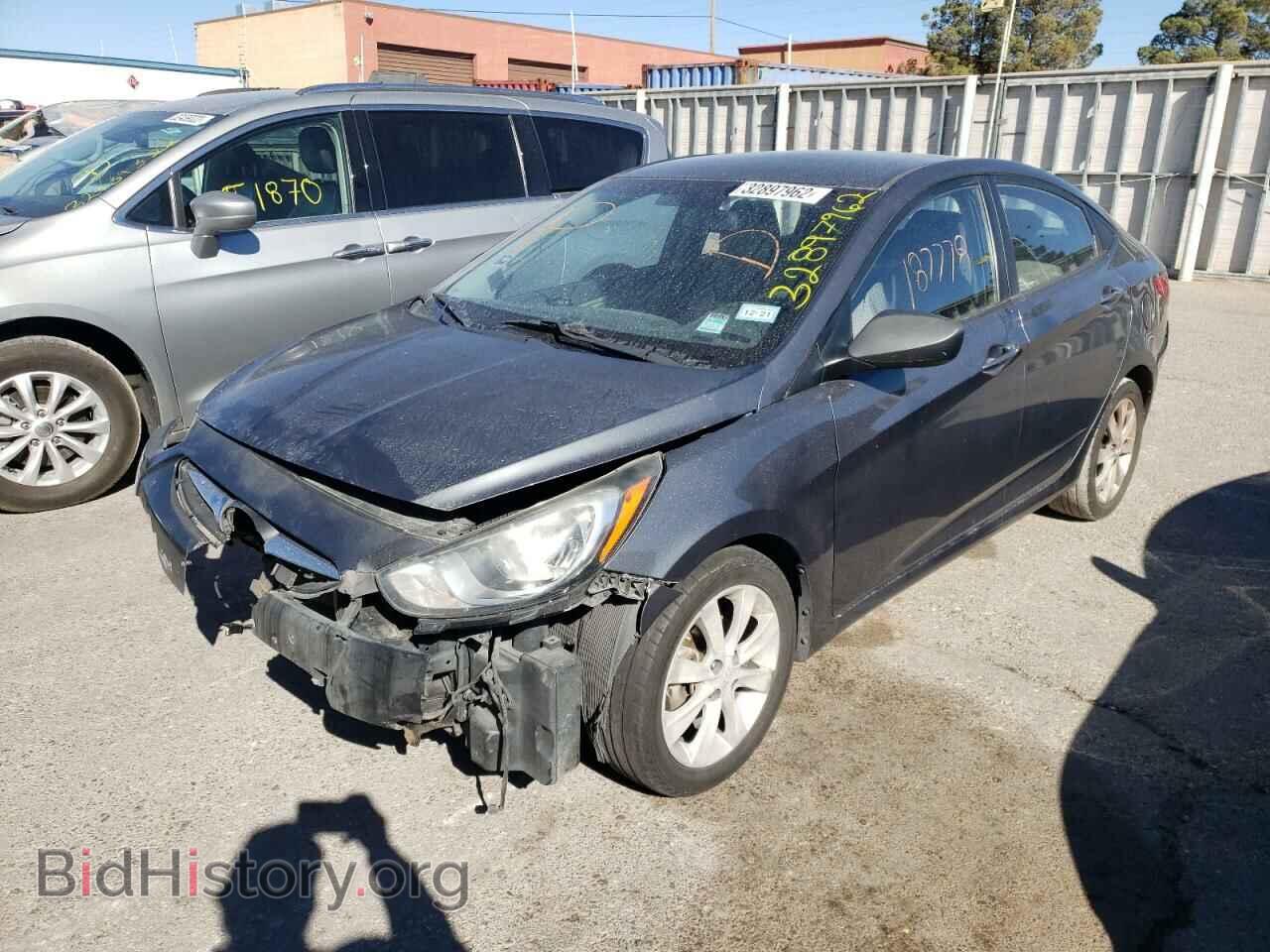 2013 HYUNDAI ACCENT - VIN: KMHCU4AE2DU428469 - Фото 2