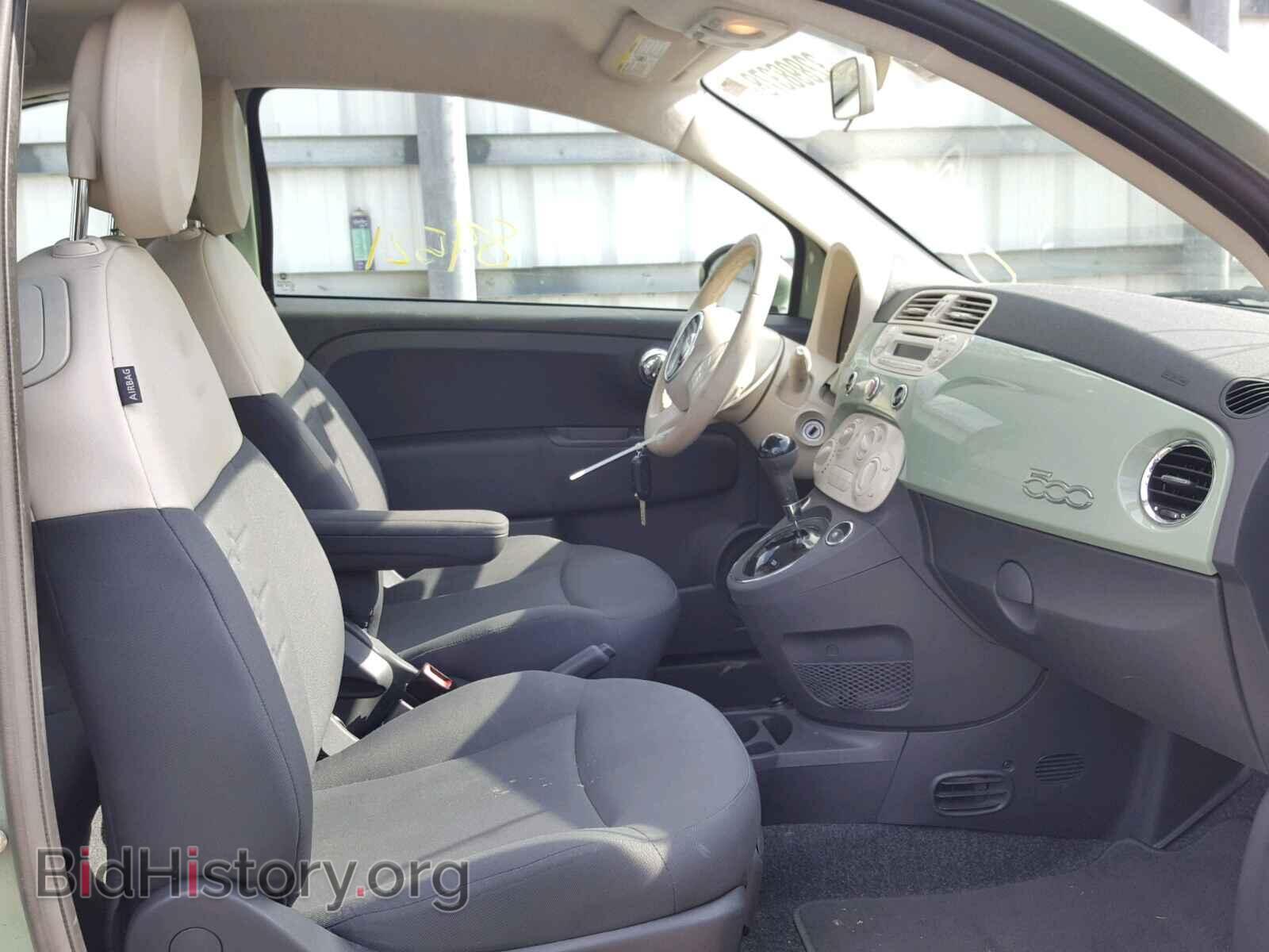 2012 FIAT 500 - VIN: 3C3CFFAR6CT254318 - Фото 5
