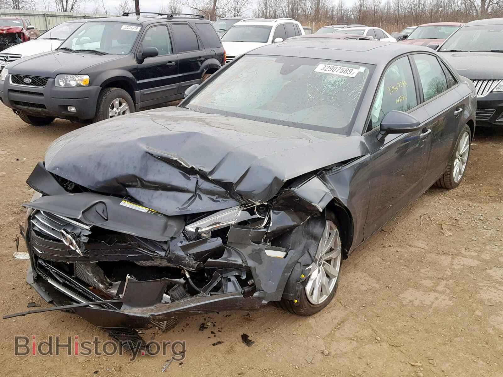 2017 AUDI A4 - VIN: WAUANAF48HN068886 - Фото 2