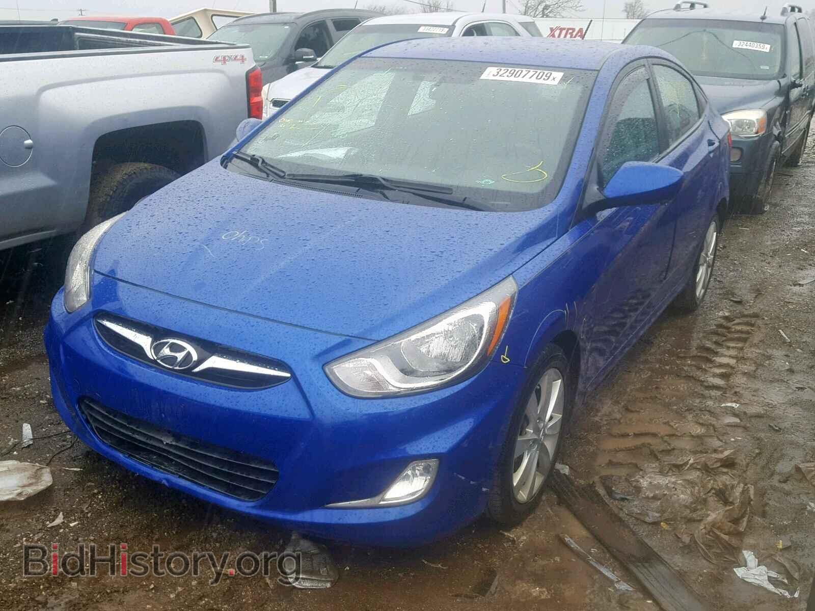 2013 HYUNDAI ACCENT - VIN: KMHCU4AE3DU461724 - Фото 2