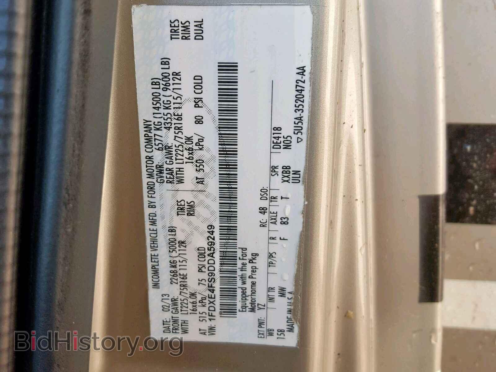 2014 FORD FORESTER - VIN: 1FDXE4FS9DDA59249 - Photo 10