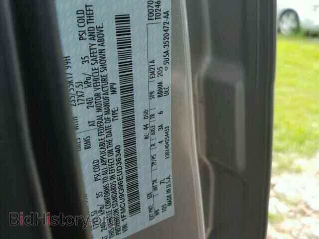2014 FORD ESCAPE - VIN: 1FMCU9G96EUD36340 - Photo 10