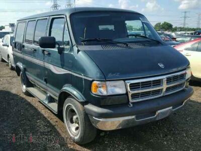 1996 Dodge RAM VAN RAM Van B2, зеленый — VIN 2B6HB21X6TK137729, Copart