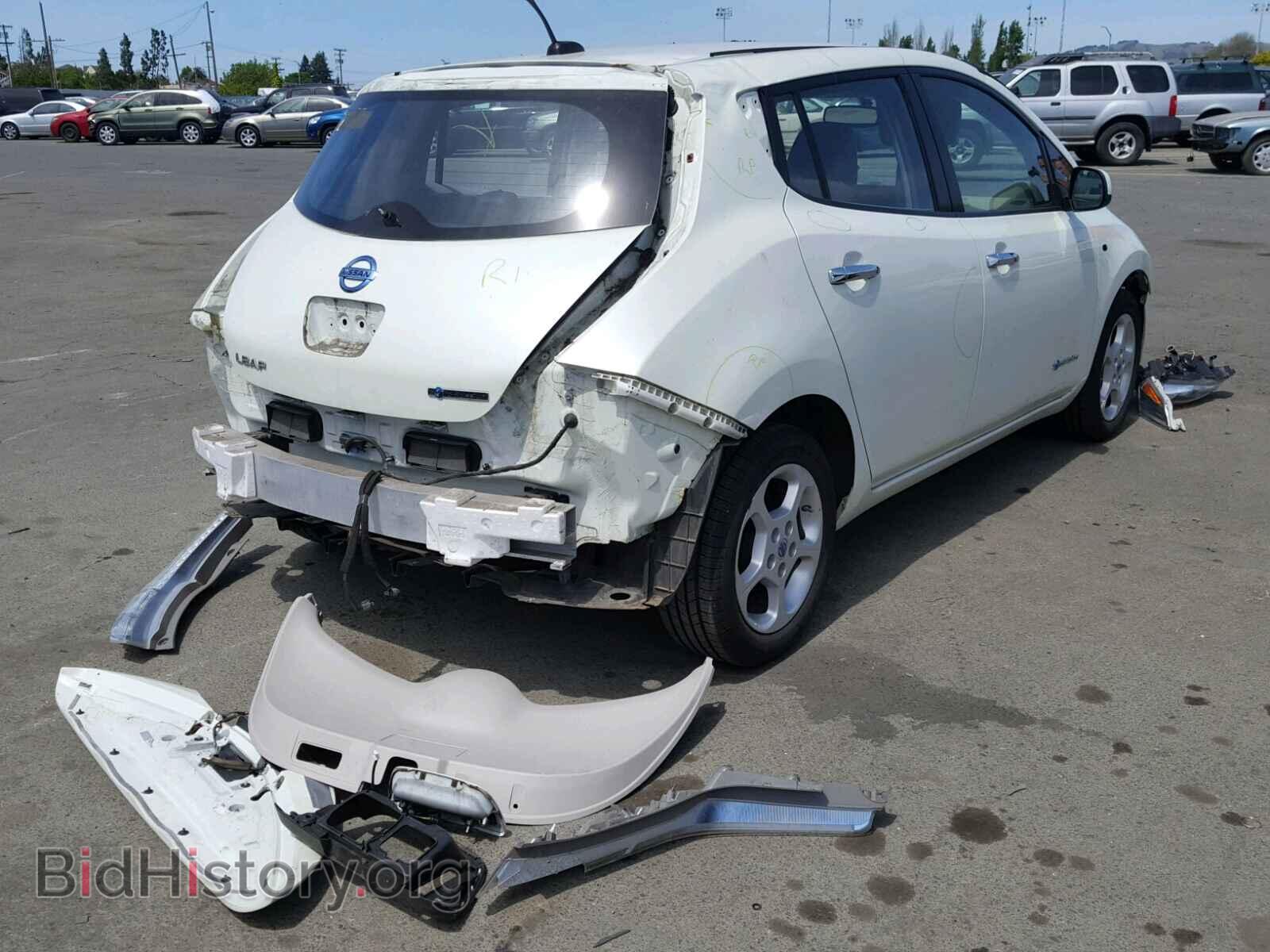 2012 NISSAN LEAF - VIN: JN1AZ0CP5CT020642 - Фото 4