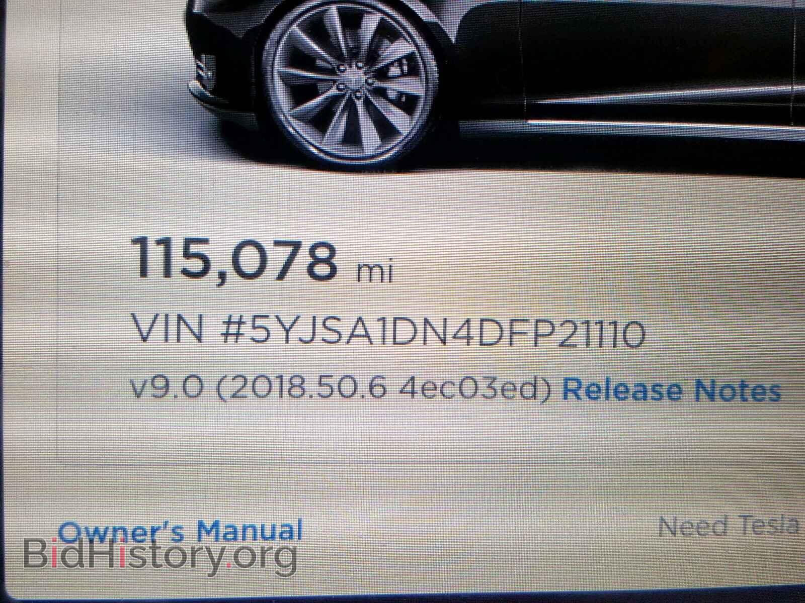 2013 TESLA MODEL S - VIN: 5YJSA1DN4DFP21110 - Фото 8