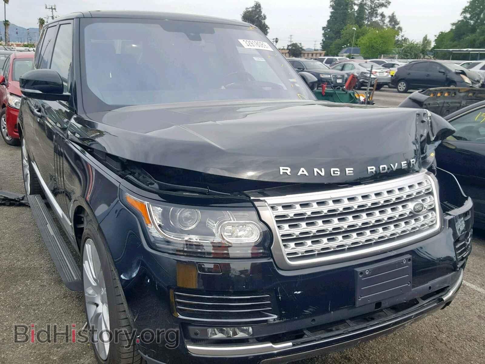 Photo SALGS2EF2GA288005 - LAND ROVER RANGE ROVE 2016
