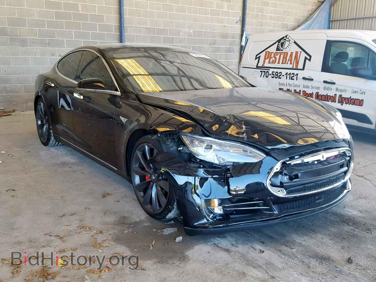 Photo 5YJSA1V48FF100350 - TESLA MODEL S P9 2015