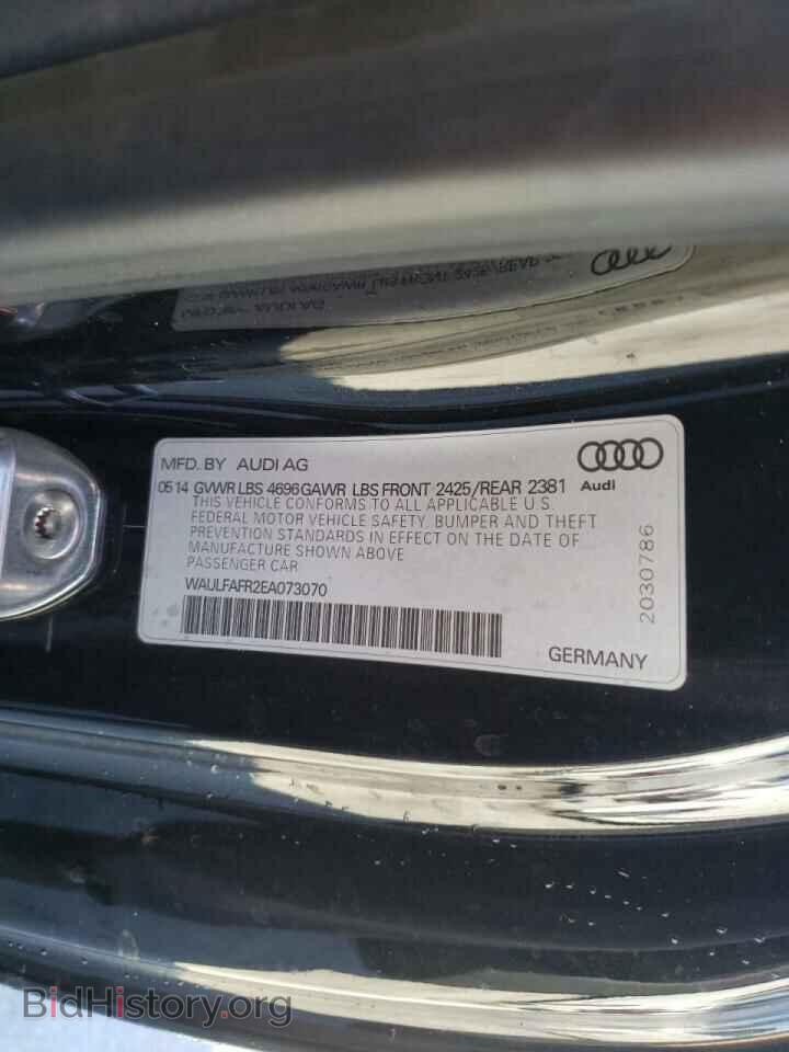 2014 AUDI A5 - VIN: WAULFAFR2EA073070 - Фото 10