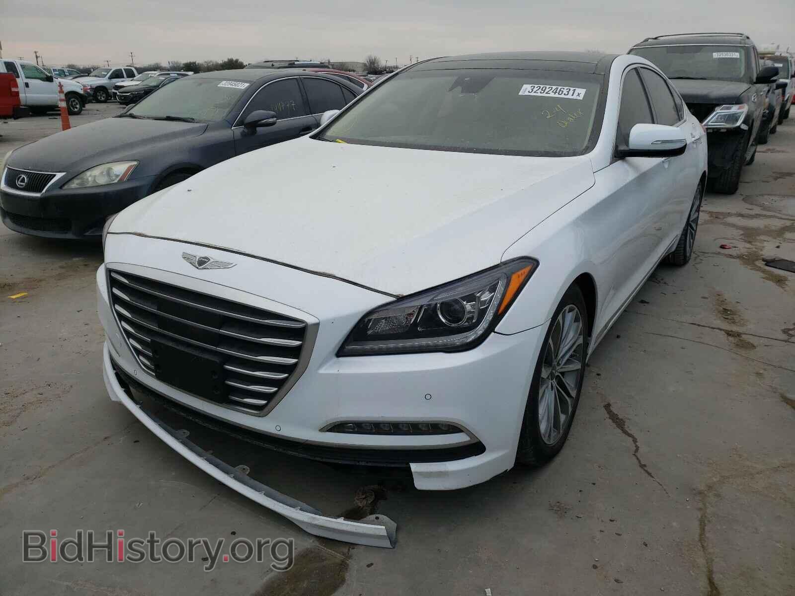 2017 GENESIS G80 - VIN: KMHGN4JE2HU206955 - Фото 2