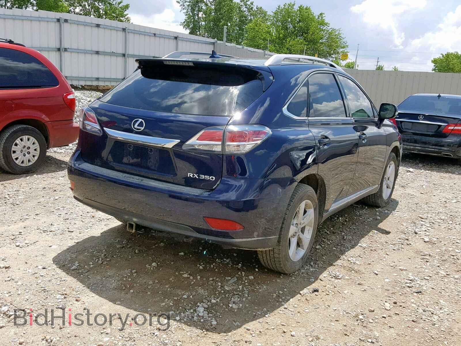 2013 LEXUS RX 350 - VIN: 2T2BK1BA9DC177409 - Фото 4