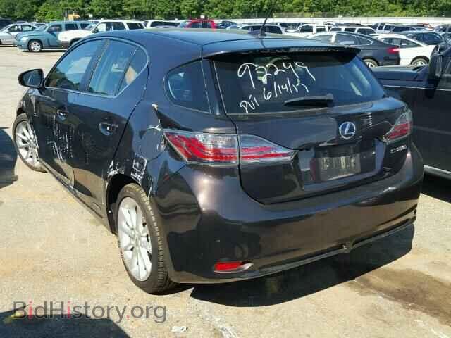 2012 LEXUS CT 200 - VIN: JTHKD5BH9C2056359 - Фото 3