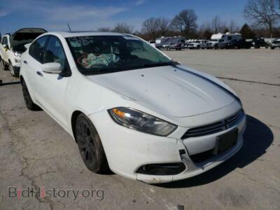 2015 Dodge DART Dart Limit, белый — VIN 1C3CDFCB2FD276476, Copart