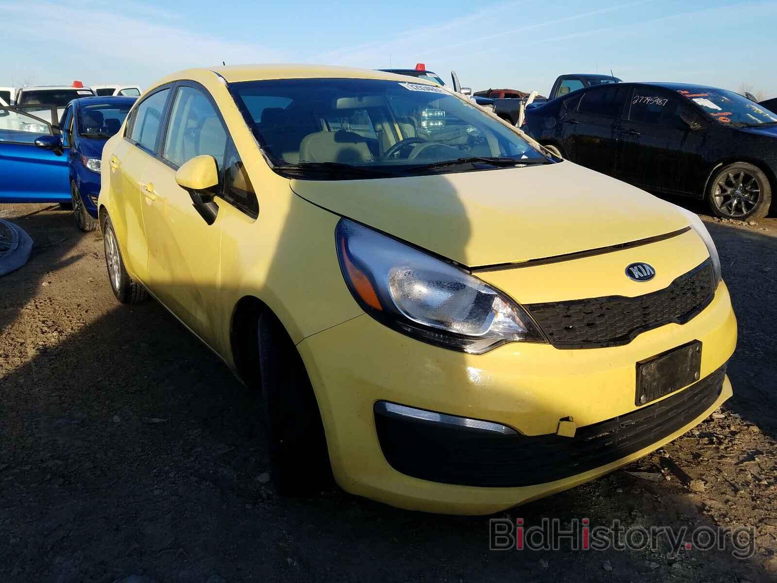 Фотография KNADM4A35G6596846 - KIA RIO 2016