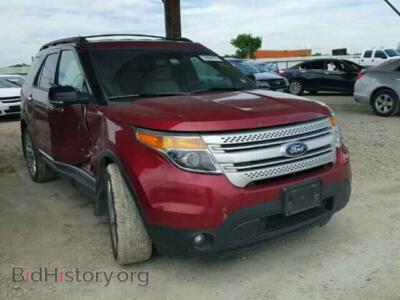 2013 Ford EXPLORER Explorer X, красный — VIN 1FM5K7D80DGC05609, Copart