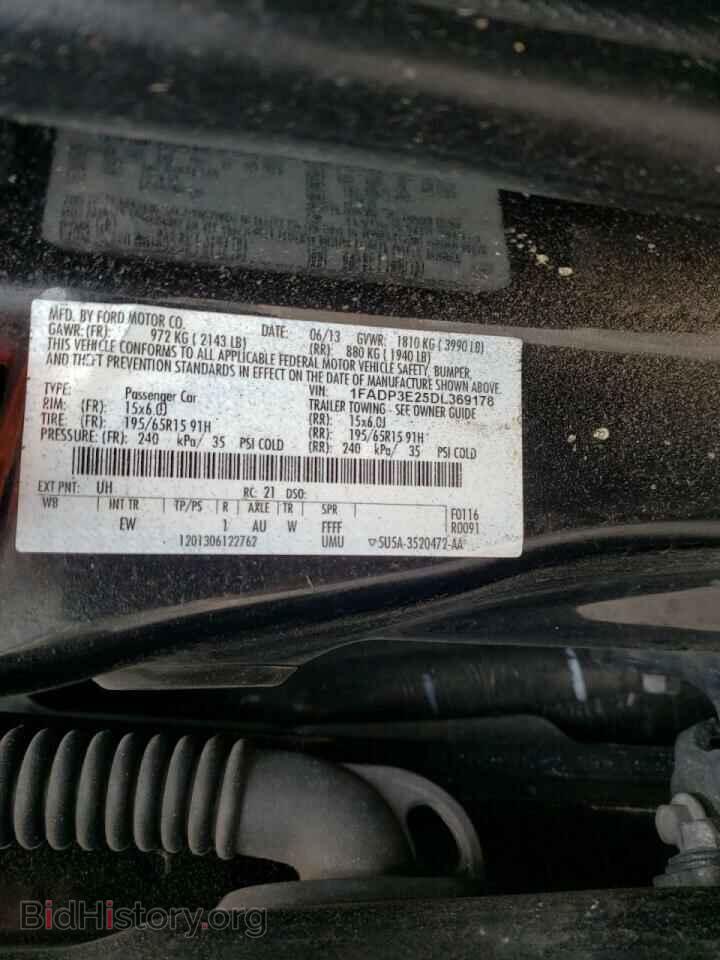 2013 FORD FOCUS - VIN: 1FADP3E25DL369178 - Photo 10