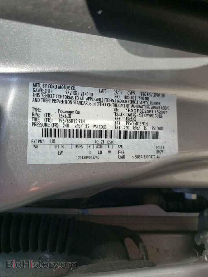 2014 FORD FOCUS - VIN: 1FADP3E20EL152607 - Photo 10
