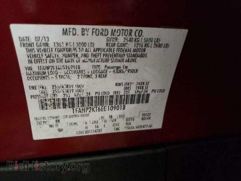 2014 Ford TAURUS (VIN 1FAHP2KT6EG109018) — photo 10 of 10