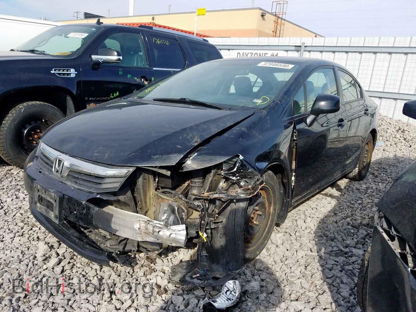 2012 HONDA CIVIC - VIN: 2HGFB2F44CH049875 - Фото 2