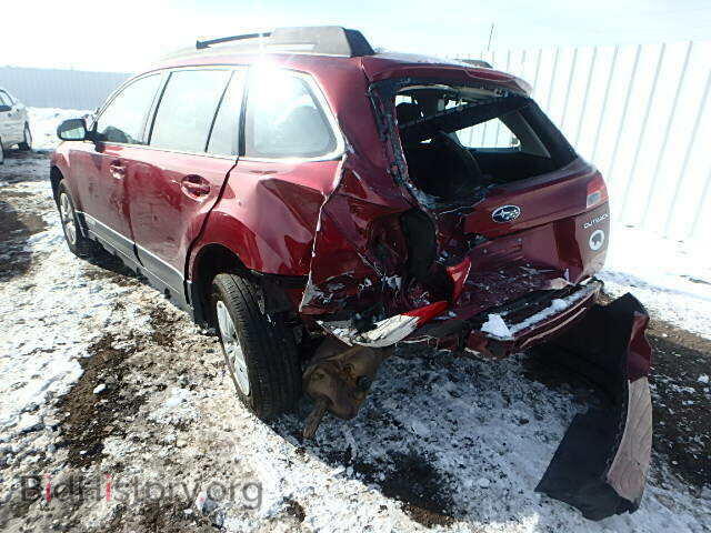 2012 SUBARU OUTBACK - VIN: 4S4BRCAC2C3299272 - Фото 3