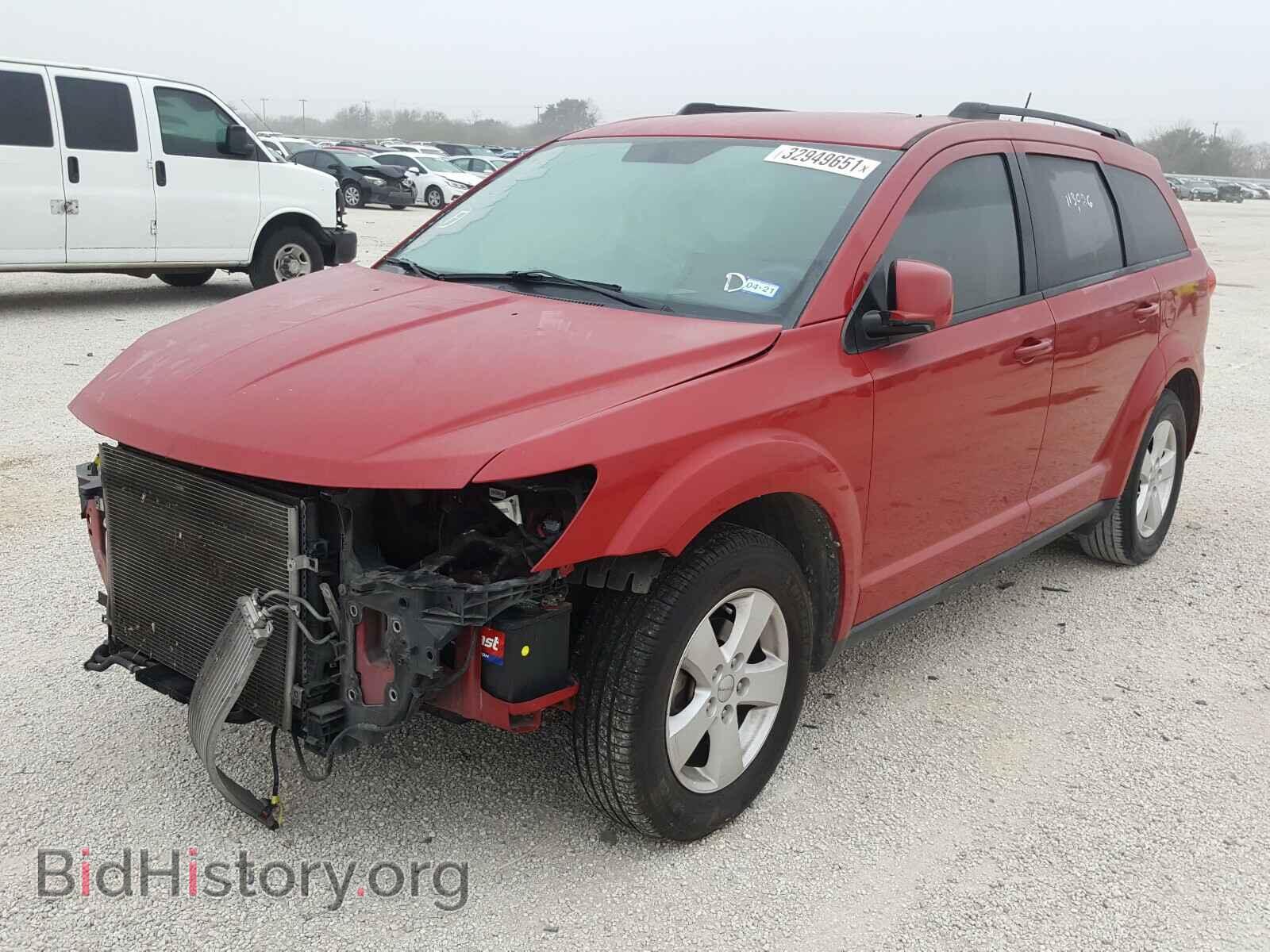 2012 DODGE JOURNEY - VIN: 3C4PDCBGXCT308458 - Фото 2
