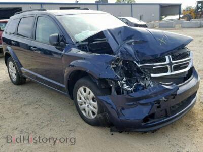 2017 Dodge JOURNEY SE, синий — VIN 3C4PDCAB2HT506528, Copart