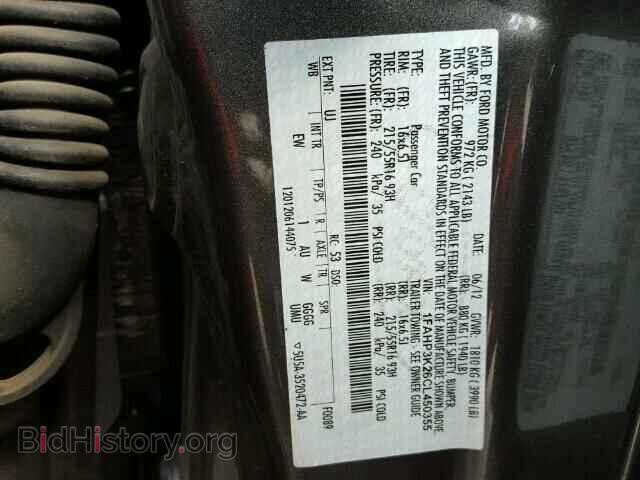 2012 FORD FOCUS - VIN: 1FAHP3K26CL450355 - Фото 10