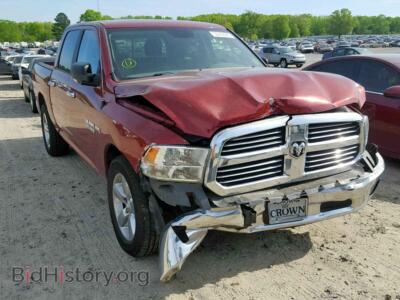 2014 RAM 1500 SLT, красный — VIN 1C6RR6LT8ES180160, Copart