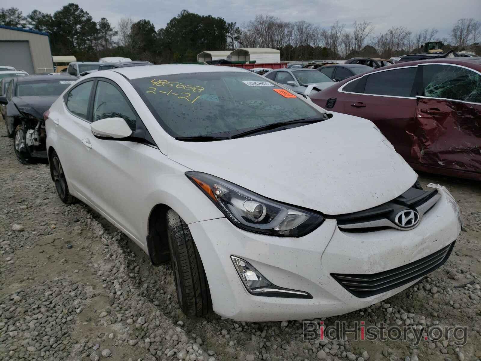 Photo KMHDH4AH8GU485668 - HYUNDAI ELANTRA 2016