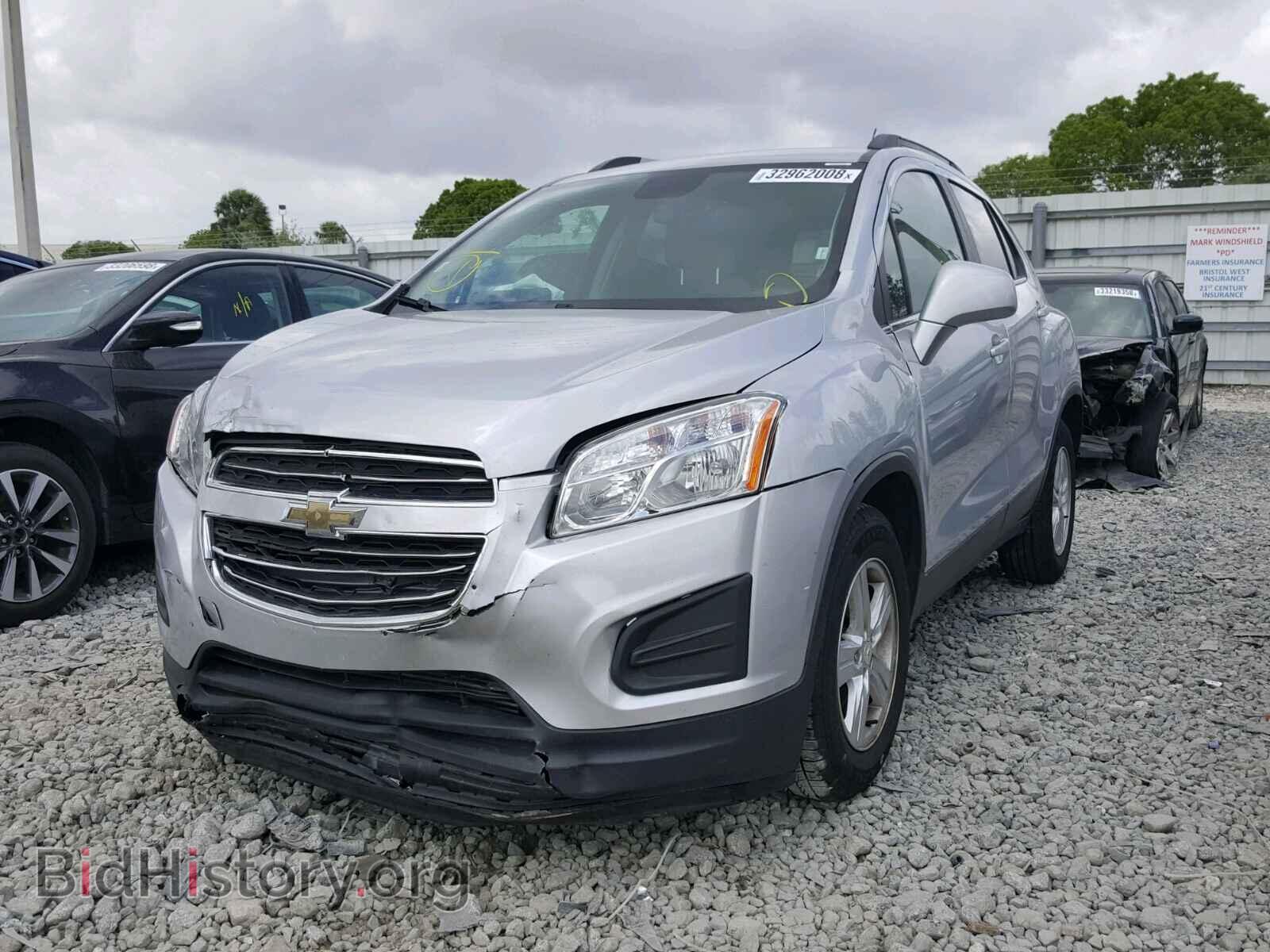 2016 CHEVROLET TRAX - VIN: 3GNCJLSB2GL185621 - Фото 2