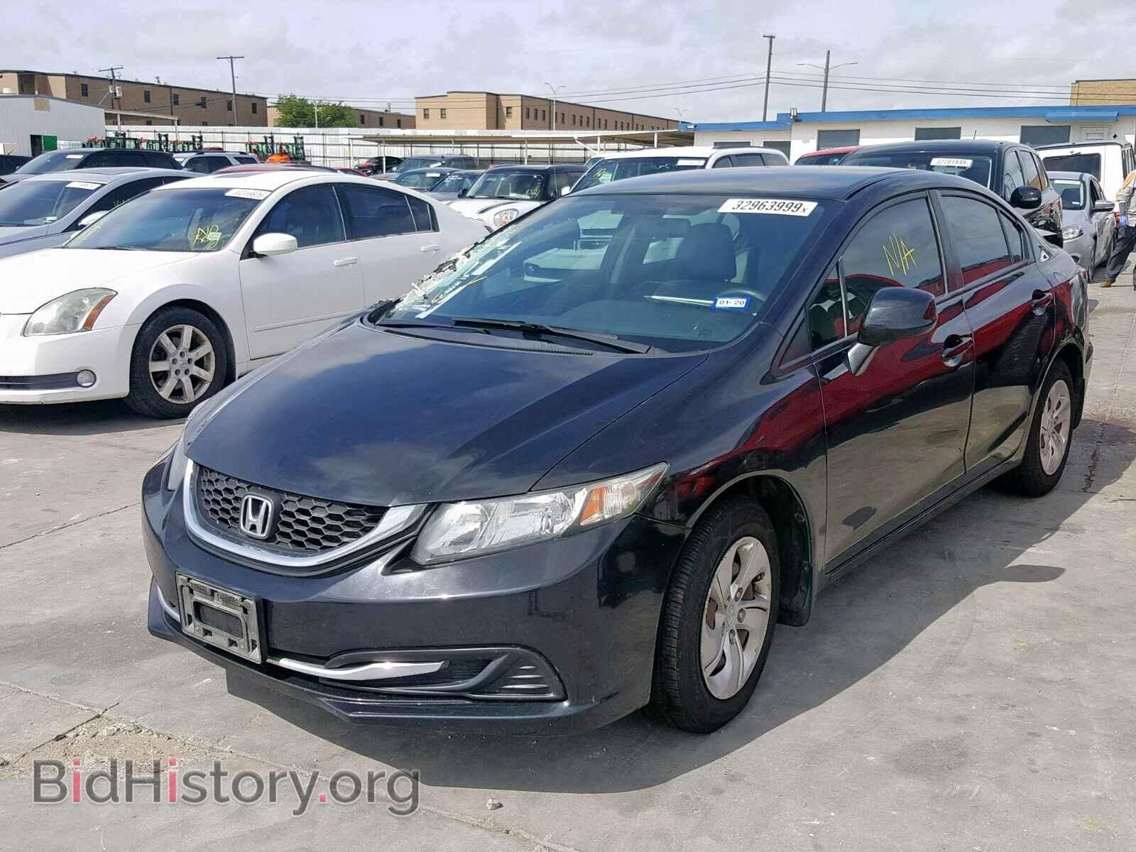 2013 HONDA CIVIC LX - VIN: 19XFB2F52DE010318 - Фото 2