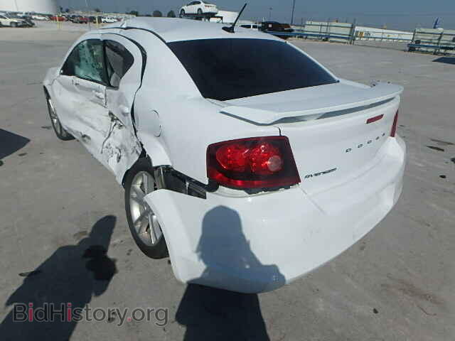 2013 DODGE AVENGER - VIN: 1C3CDZAG1DN544652 - Фото 3