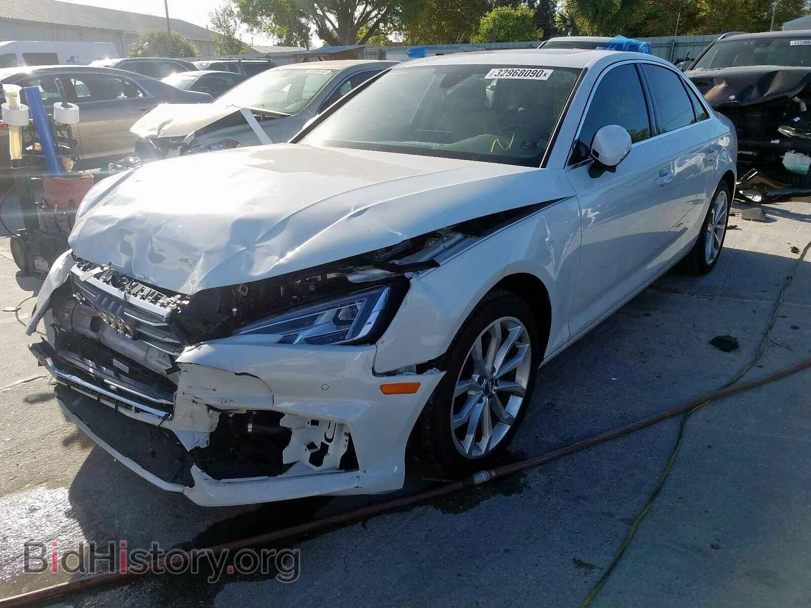 2019 AUDI A4 - VIN: WAUHMAF47KN001933 - Фото 2
