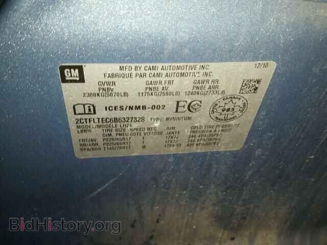 2011 GMC TERRAIN - VIN: 2CTFLTEC6B6327328 - Фото 10
