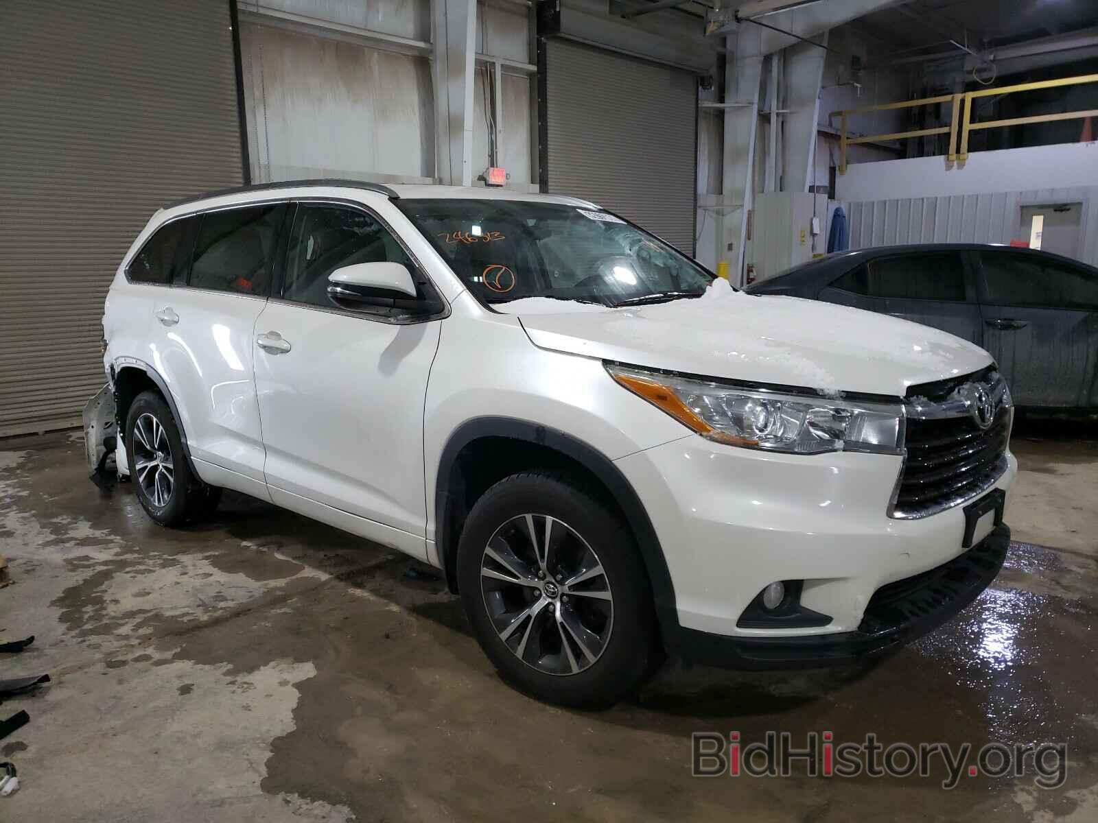 Photo 5TDJKRFH0GS246313 - TOYOTA HIGHLANDER 2016